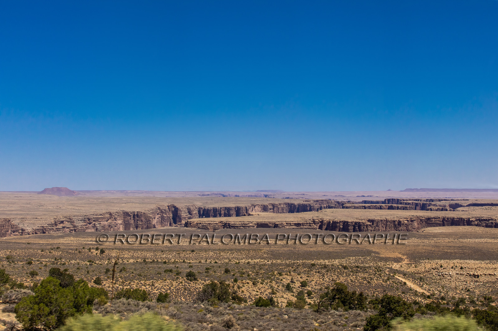 Sur la route en quittant le Grand Canyon