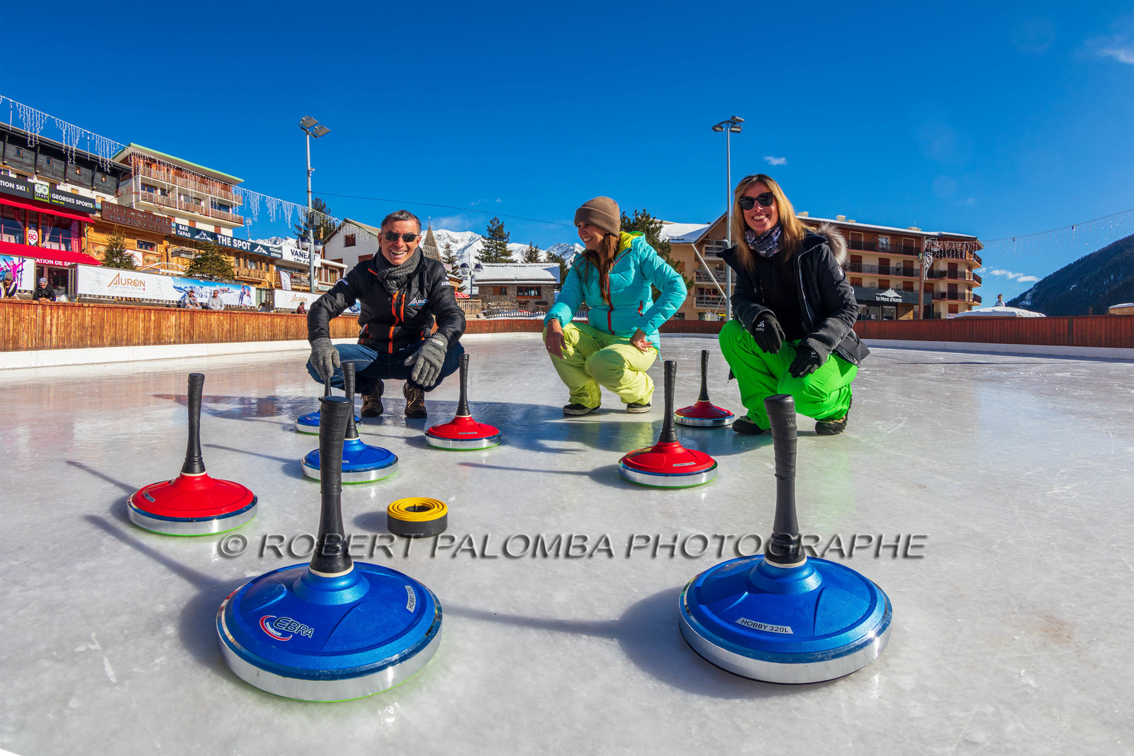 Pétanque sur glace