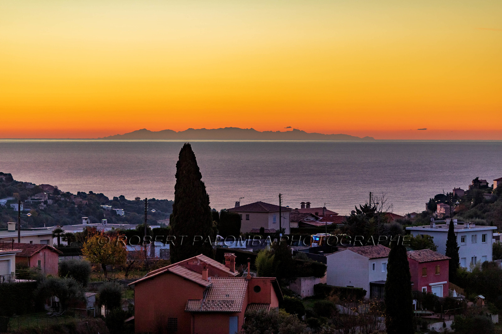 Corse vue de Nice