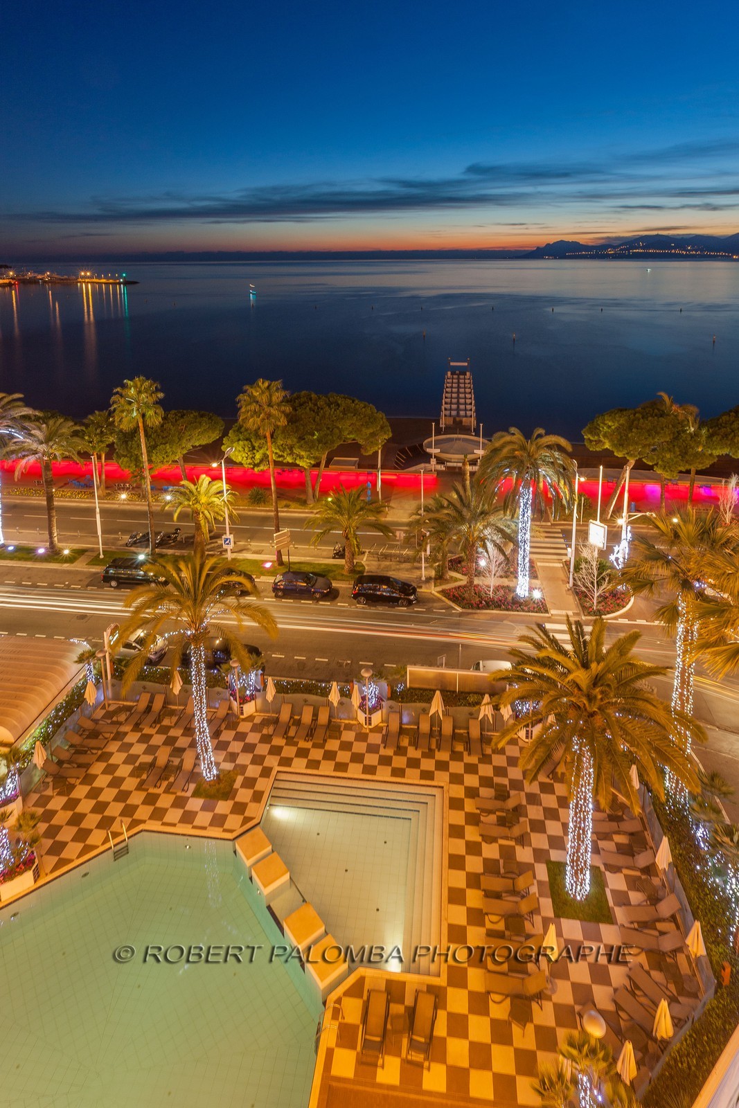 Cannes vue de l'Hôtel Martinez