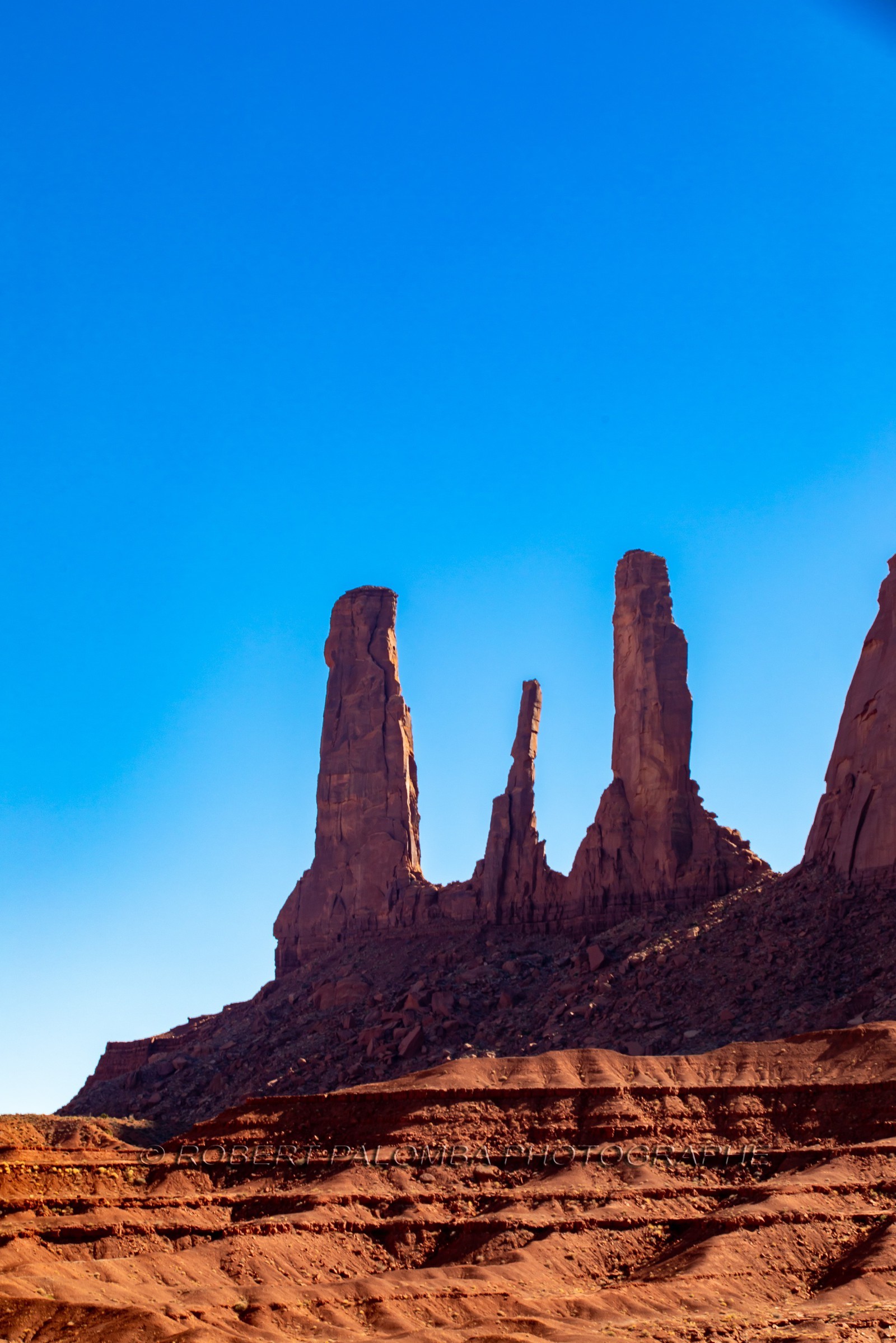 Les Three Sisters à Monument Valley
