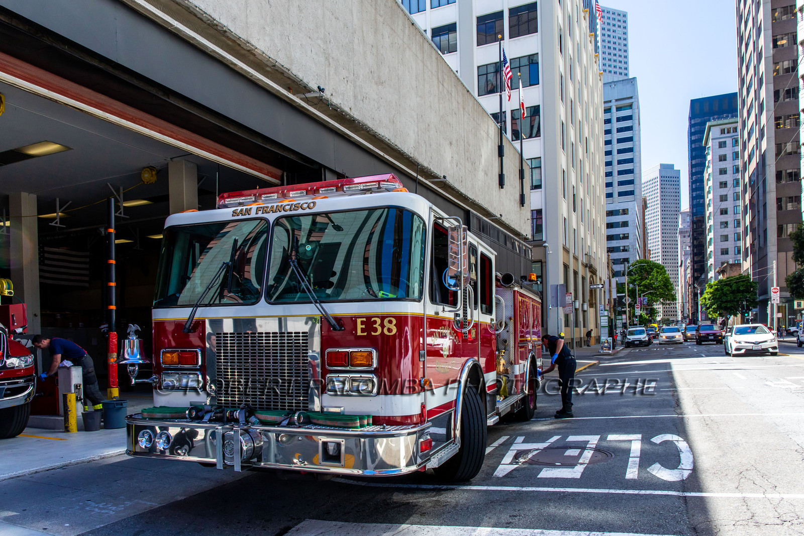 Camion de pompier à San Francisco