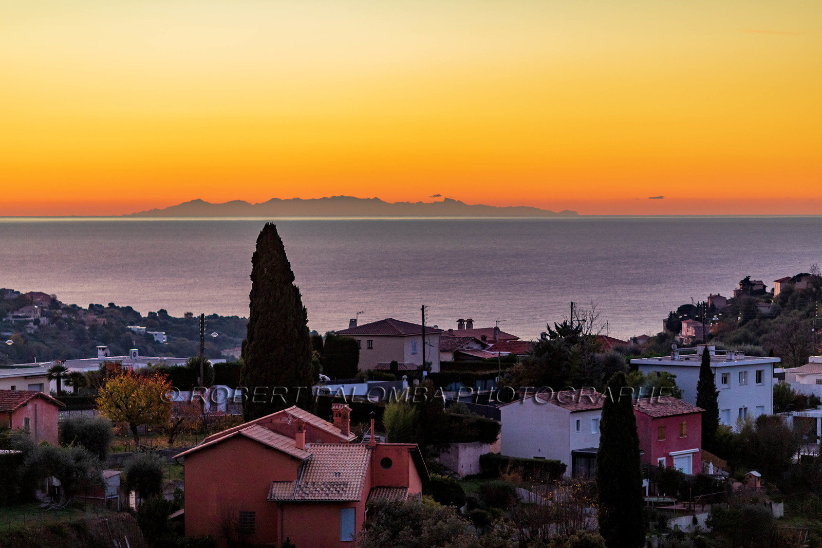 Corse vue de Nice