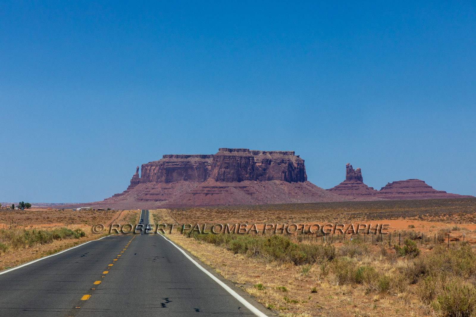 Sur la route pour aller à Monument valley