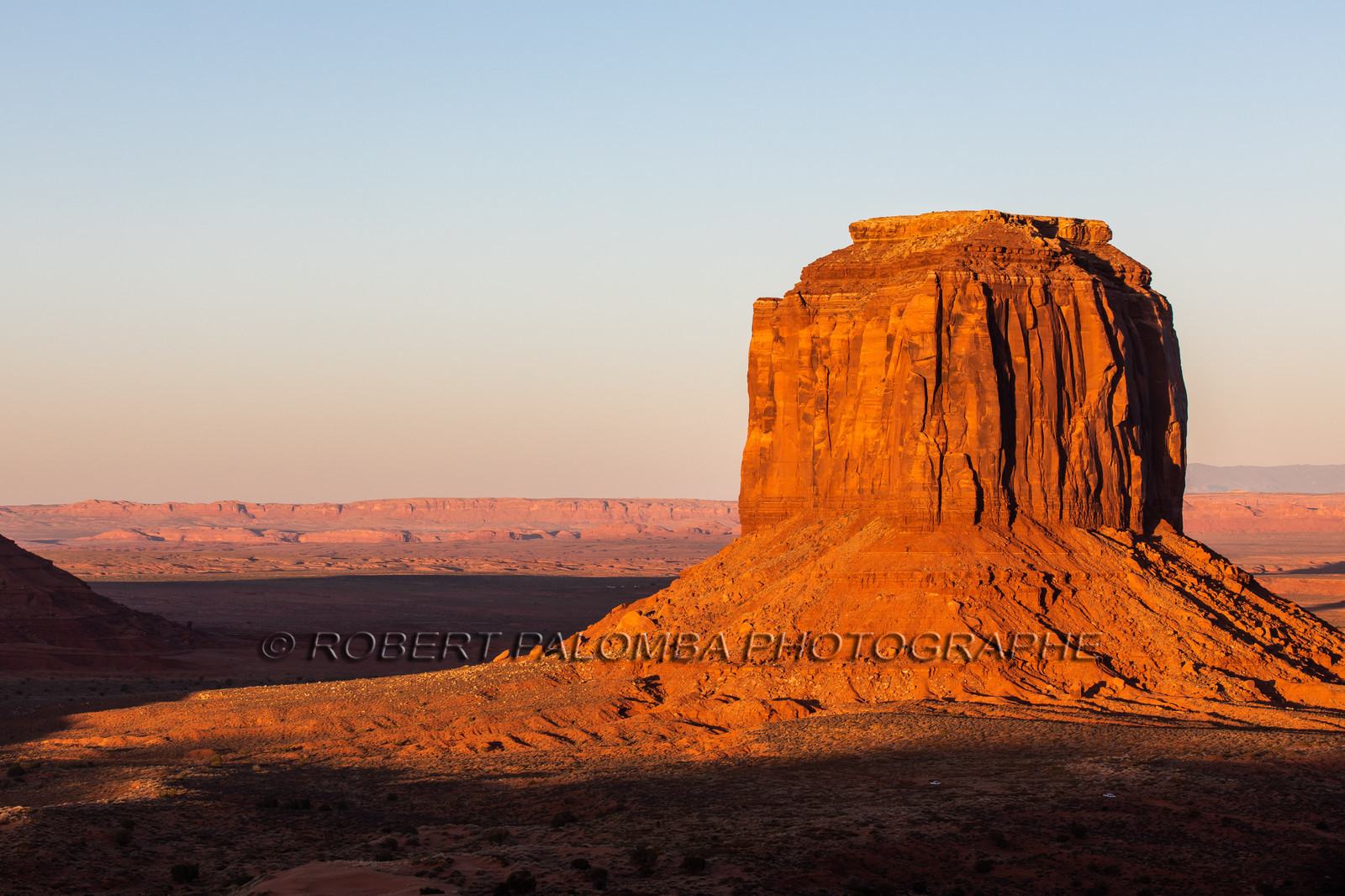 Coucher de soleil sur Monument Valley