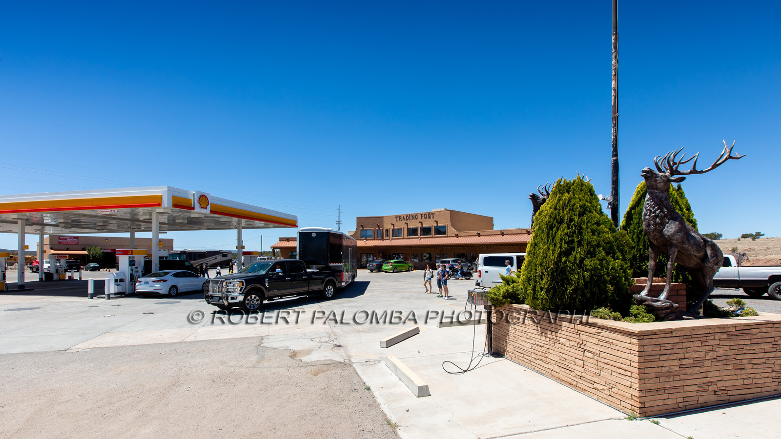 Station essence avant le Grand Canyon