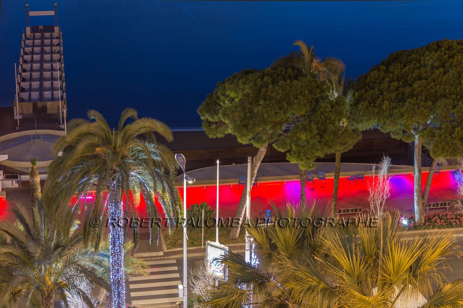 Cannes vue de l'Hôtel Martinez