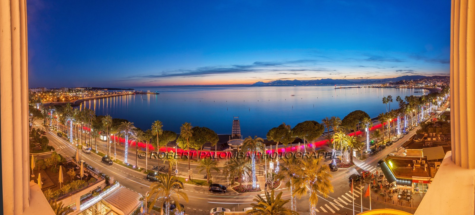 Cannes vue de l'Hôtel Martinez