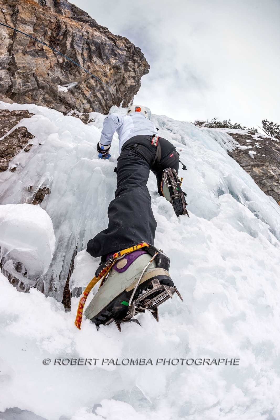 Escalade glacière