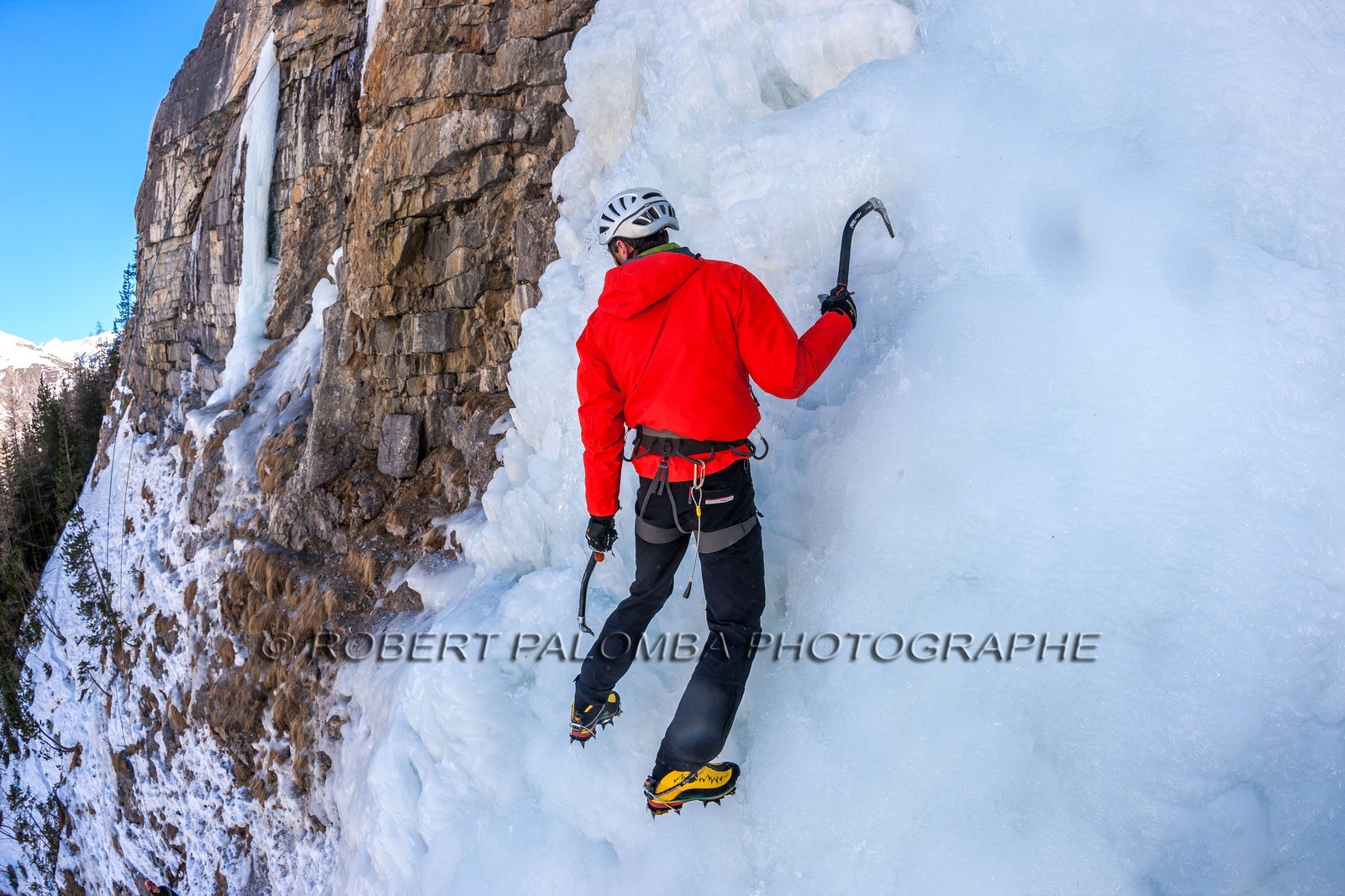 Escalade glacière