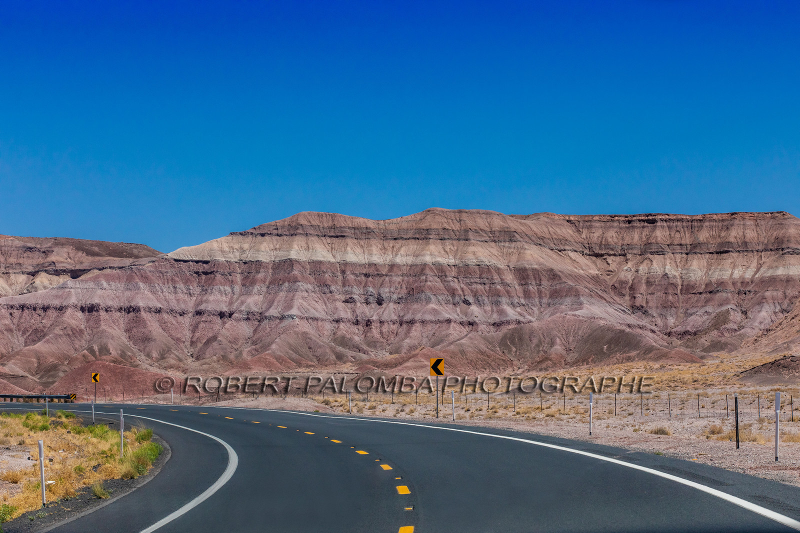 Sur la route en quittant le Grand Canyon