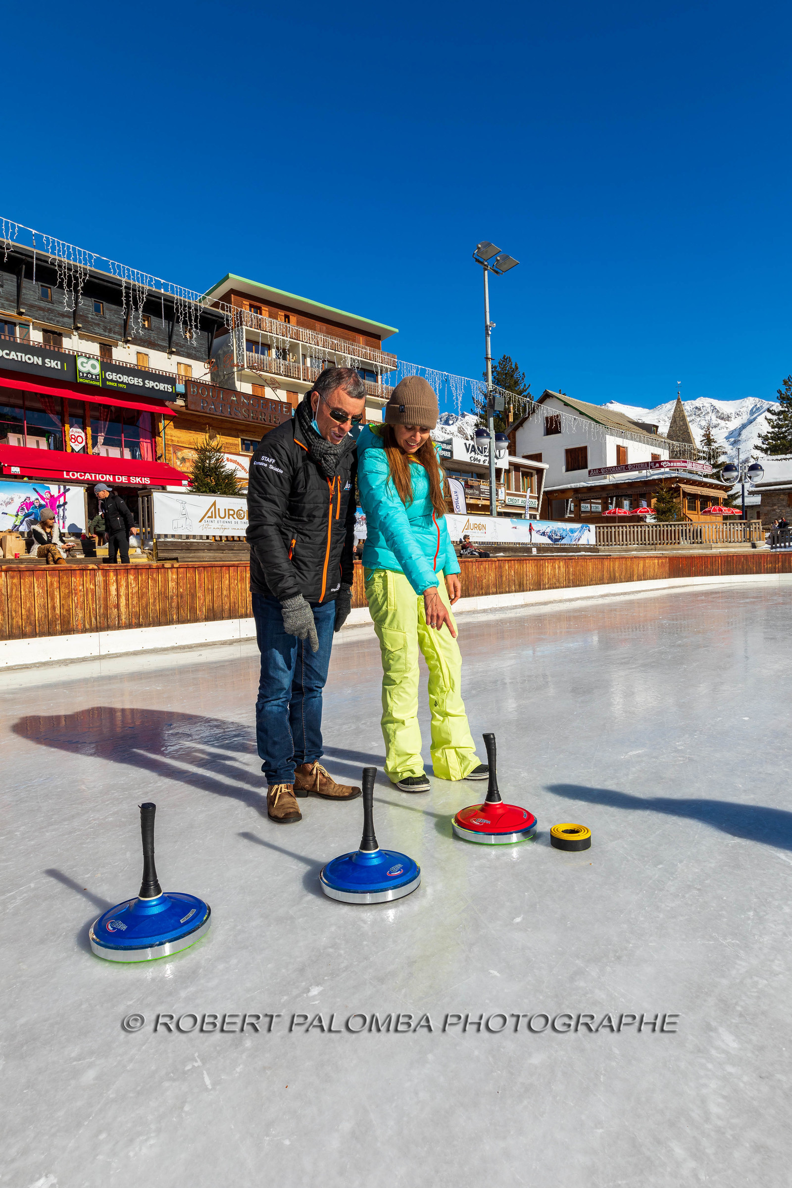 Pétanque sur glace