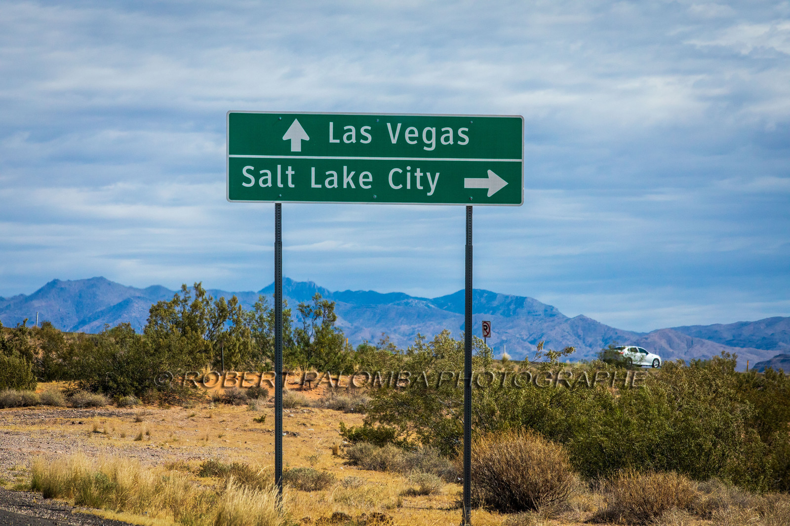 Sur la route pour aller à LAs Vegas