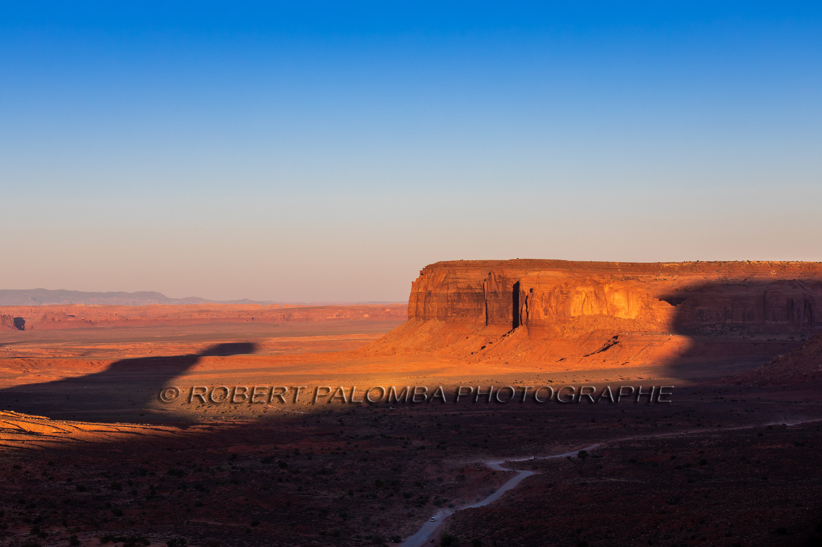 Coucher de soleil sur Monument Valley