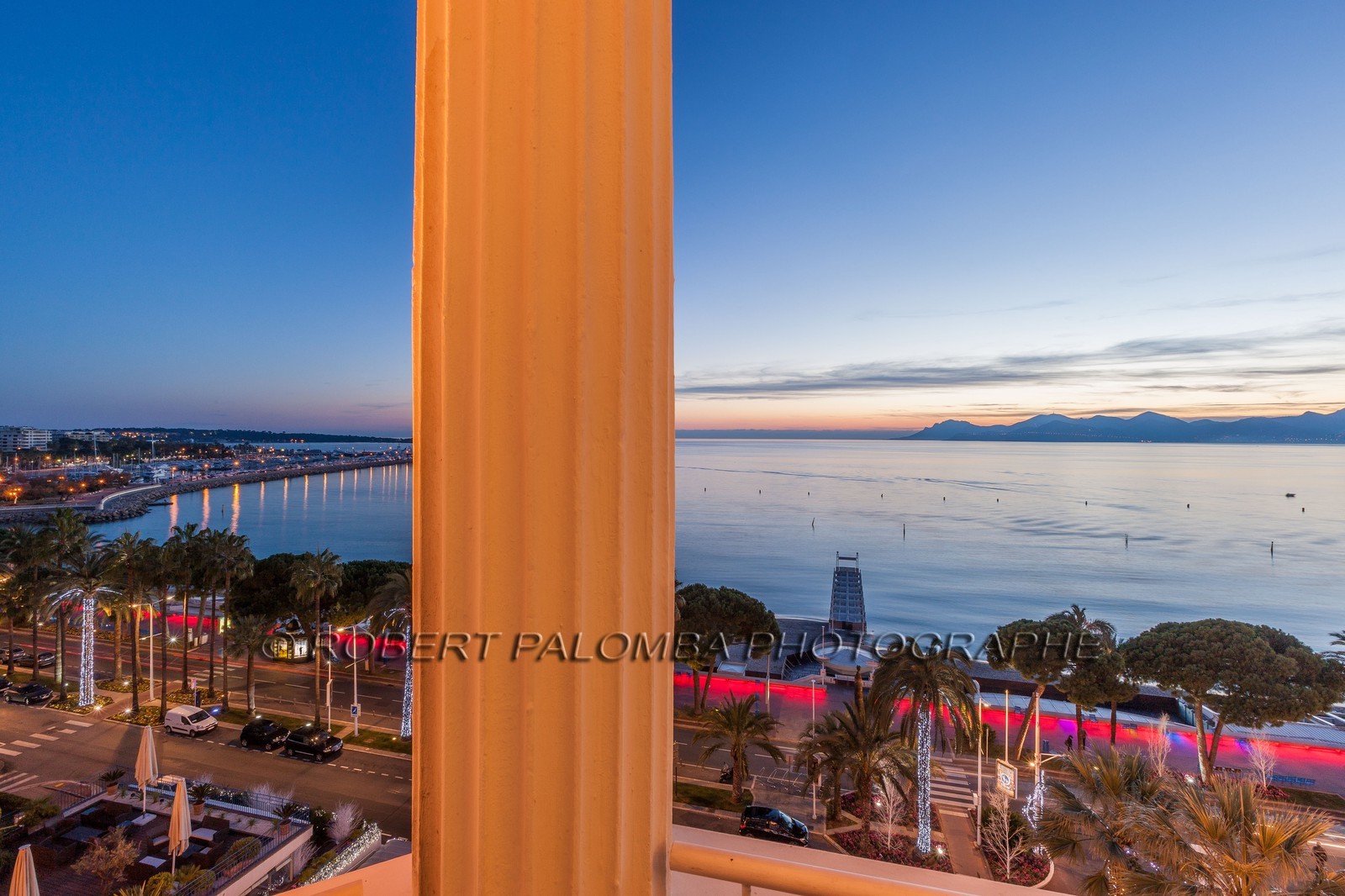 Cannes vue de l'Hôtel Martinez