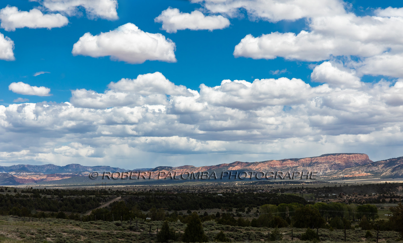 Sur la route pour aller à Bryce Canyon