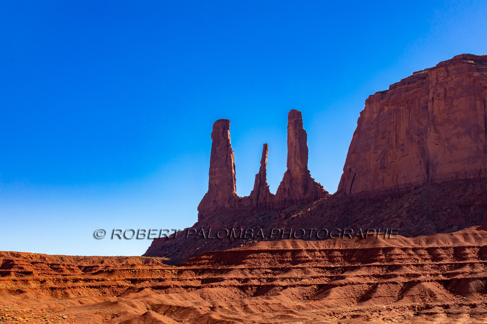 Les Three Sisters à Monument Valley