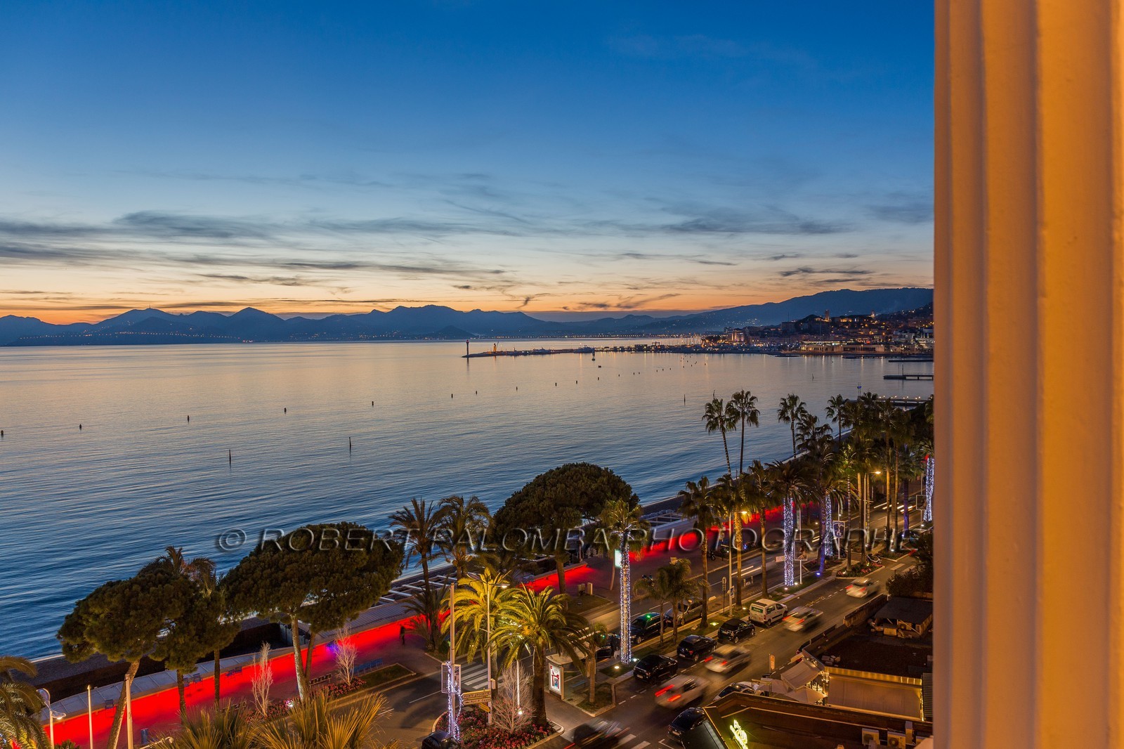 Cannes vue de l'Hôtel Martinez