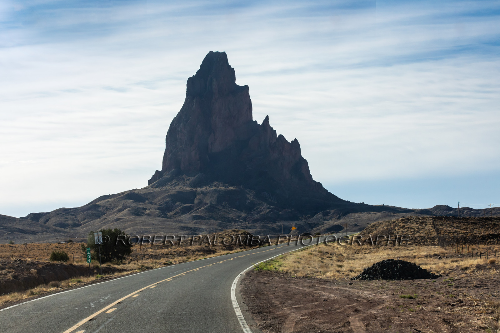 Route en quittant Monument Valley