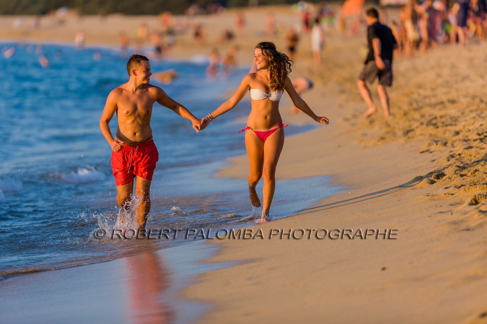 Couple sur une plage